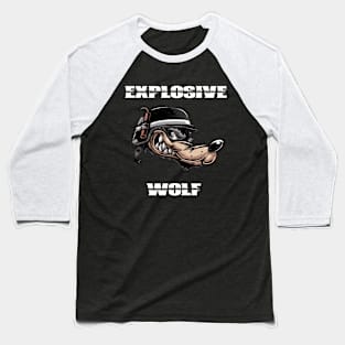 Explosive wolf Baseball T-Shirt